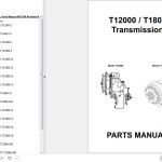 GEHL T12000 T18000 Transmission Parts Manual 907368B