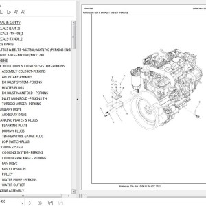 GEHL TX-408 Parts Manual 53109861A