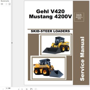 GEHL V420 Service Manual 50950421-REVA