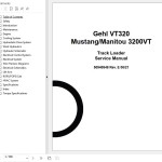 GEHL VT320 Service Manual 50940548-REVE