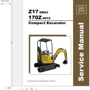 GEHL Z17 GEN2 170Z NXT2 Service Manual 50940307-REVA