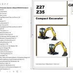 GEHL Z27 Z35 Operators Manual 50940101A