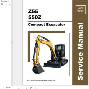 GEHL Z55 550Z Service Manual 50940331-REVA