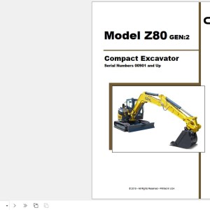 GEHL Z80 Gen2 Parts Manual 50940323A