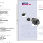 Sauer Danfoss LPV Closed Circuit Axial Piston Pumps Service Manual 917452
