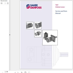 Sauer Danfoss TMT Orbital Motor Service and Parts Manual 915183