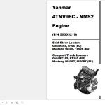 Yanmar 4TNV98C-NMS2 Engine Parts Manual 50940249