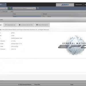 General Motors GMNA Electronic Parts Catalog VMWARE 11.2024