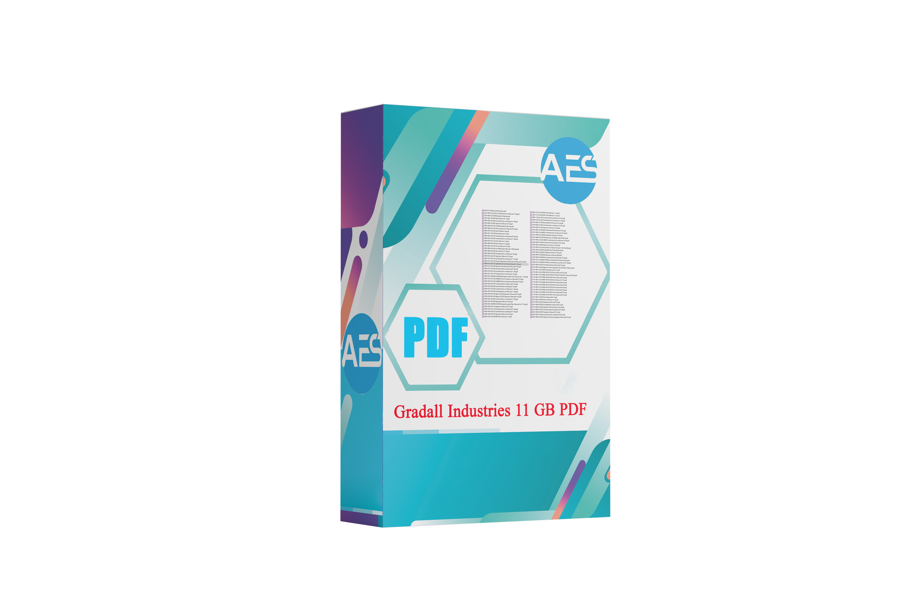Gradall Industries 11 GB PDF Service Operator Technical Parts Manual 2026