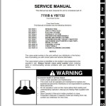 Grove 7755B YB7722 Service Manual Electrical and Hydraulic Schematics