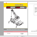 Grove GMK3050-1 Operating and Maintenance Manual