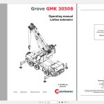 Grove GMK3050B Operating and Maintenance Manual