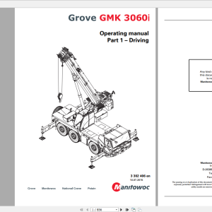 Grove GMK3060i Operating and Maintenance Manual