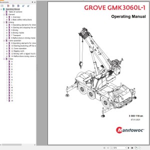 Grove GMK3060L-1 Operation Manual 3303118