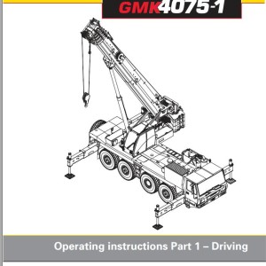 Grove GMK4075-1 Schematics Operation Manual