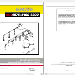 Grove GMK4075 Operating and Maintenance Manual