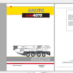 Grove GMK4075 Operating and Maintenance Manual