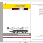 Grove GMK4075 Operating Instruction and Maintenance Manual
