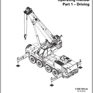 Grove GMK4080-1 Parts Catalog Schematics Operation and Maintenance Manual