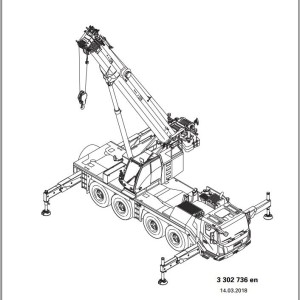 Grove GMK4090 Parts Catalog Schematics Operation and Maintenance Manual