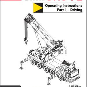 Grove GMK5110-1 Parts Catalog Schematics Operation and Maintenance Manual