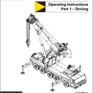 Grove GMK5130-1 Parts Catalog Schematics Operation and Maintenance Manual