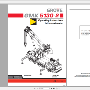 Grove GMK5130-2 Operating and Maintenance Manual