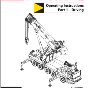 Grove GMK5130-2 Parts Catalog Schematics Operation and Maintenance Manual