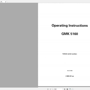 Grove GMK5160 Operating and Maintenance Manual
