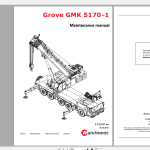 Grove GMK5170-1 Operating and Maintenance Manual