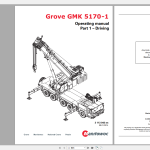 Grove GMK5170-1 Operating and Maintenance Manual