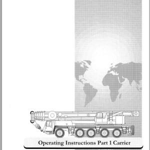 Grove GMK5180 Parts Catalog Schematics Service Manual Operation and Maintenance Manual