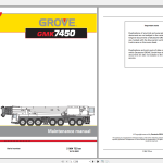 Grove GMK7450 Operating and Maintenance Manual