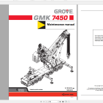 Grove GMK7450 Operating and Maintenance Manual