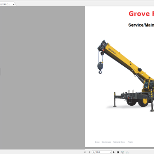 Grove RT530E RT540E-2 Workshop Manual