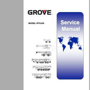 Grove RT628 RT628S Workshop Manual