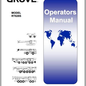 Grove RT628S Parts Catalog Hydraulic Schematic Operation Manual