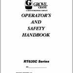 Grove RT635C Parts Catalog Electrical Schematic Operation Manual