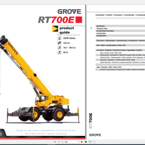 Grove RT700E Operators and Maintenance Manual
