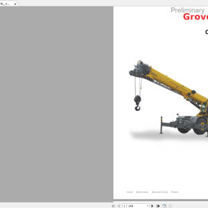 Grove RT700E3 RT700E4 RT700ET4 RT770E Workshop Manual