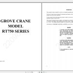 Grove RT750 Workshop Manual