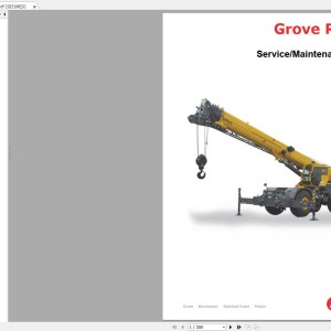 Grove RT770E 234537 Workshop Manual