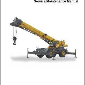 Grove RT770E Service Operator Parts Manual and Schematic