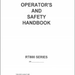 Grove RT800 Operators Manual and Hydraulic Schematic