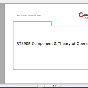 Grove RT800 RT9000E Troubleshooting Manual