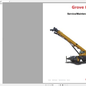 Grove RT880E 234567 Workshop Manual