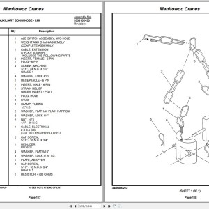 Grove TMS750B Parts Catalog