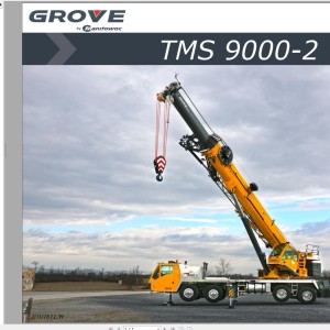 Grove TMS9000-2 Service Operators Manual and Schematics