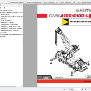 Grover GMK4100 Service Training