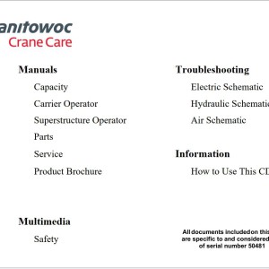 Grove AT1100 Training Manuals and Schematics PDF